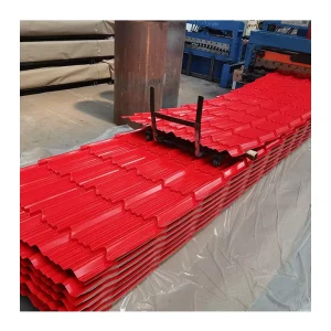 26 Gauge Mm RAL 9002 Color Coated PPGI Galvanized Metal Corrugated Steel Roofing Sheet KS Certified TISI Cutting Welding