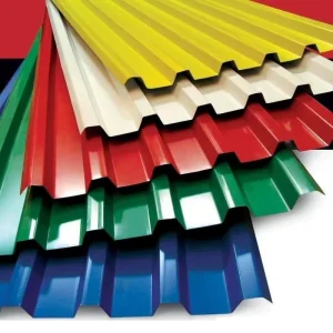 28 30 32 34 Gauge Color Coated Prepainted PPGI PPGL Roof Metal Iron Corrugated Steel Sheet Plate
