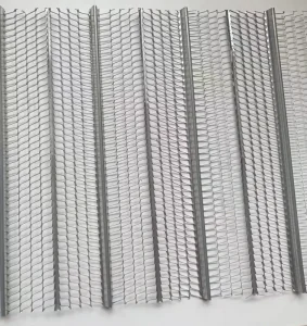 3/4” Galvanized Rib Lath Galvanized Metal Rib Lath for Construction Plastering Concrete Pouring Durable Building Materials
