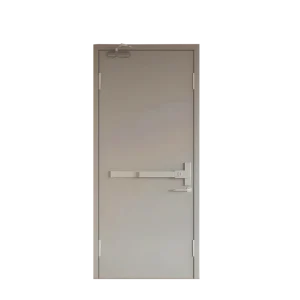 3 Hours WH Certified Fire Rated Steel Door Minimalist Interior Swing Door