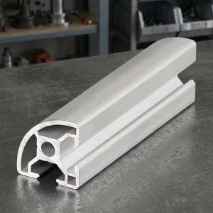 3030 Arc Aluminum Profile for 3D Printer Frame Black & Silver Anodized Rounded Alloy Extrusion Available for On demand Cutting