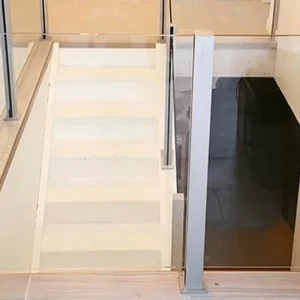 304 Stainless Steel Aluminum Vertical Balustrade Railing Punch-Free Rust Resistant Stairs Balcony