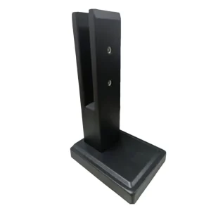 304 Stainless Steel Glass Clamp Floor standing Post for Swimming Pools Indoor Staircases Balconies Modern Minimalist Style