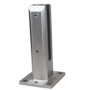 304 Stainless Steel Square Glass Spigots Pool Fence Spigot Clamp Home Garden Stairs Balustrade Railing Balustrades Handrails