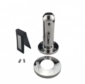 316 Round Stainless Steel Glass Spigot Clamp DIY Waterproof Pool Fence Fixture