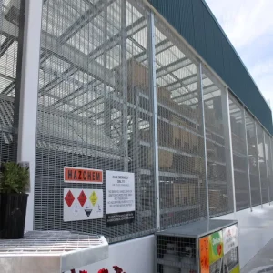 358 Anti Climb High Security Clear View Clearvu 7ft Height PVC Coated Prison Fence