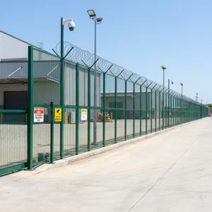 358 High Security Anti-Climb Steel Mesh Yard Fence Powder Coated 4mm 6ft