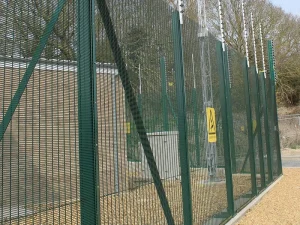358 High Security Wire Mesh Anti Climb Yard Fence With Steel Frame Eco Friendly Outdoor Garden Fence