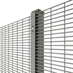 358 Security Fence Panel Anti-Climb Welded Wire Mesh Powder Coated Airport Perimeter Fence