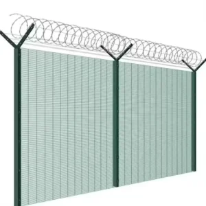 358 Security Fence Supplier Anti-Climb Clearview Mesh Fencing for Power Station Railway