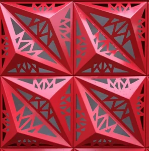 Modern 3D Decorative Perforated Metal Panel, Waterproof and Fire-Resistant Aluminum Exterior Wall Panel