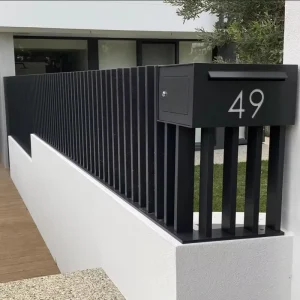 3D Aluminum Blade Fence with Deflection Less than 25mm Strength Tested for the Australian Market