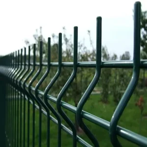 3D Curved Galvanized Welded Wire Mesh Fence Panel, Garden