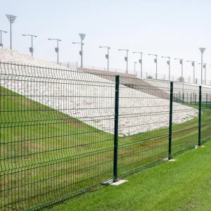 3D Curved Galvanized Welded Wire Mesh Fence Panels Customizable Dimensions Rustproof Eco Friendly Outdoor Fencing