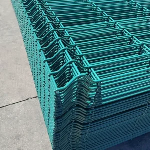 3D Curved Welded Wire Mesh Fence Panel PVC Coated Galvanized Steel Garden Security Fencing