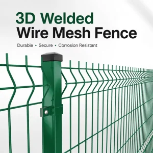 3D Curved Welded Wire Mesh Garden Fence Panels