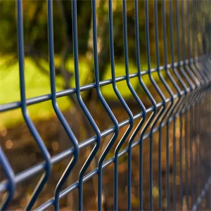 3D Curvy Galvanized Welded Wire Mesh Yard Fence with High Strength and Security Protection