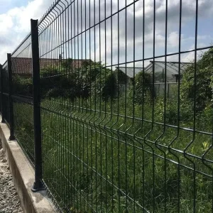 3D Embossed Folding Metal Wire Mesh Fence, 6 Feet, for Farm and Garden Use