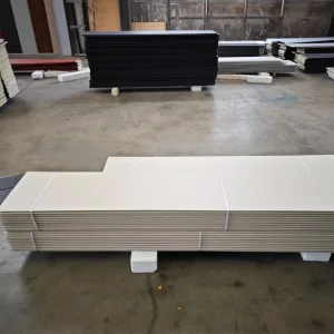 Zinc-Aluminum 3D Exterior Wall Panel, Polyurethane Exterior Textured Panel, Outdoor PU Metal Sandwich Panel