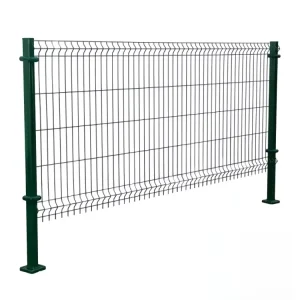 3D PVC-Coated Wire Mesh Fence, Outdoor Security, Easily Assembled, Custom Dimensions