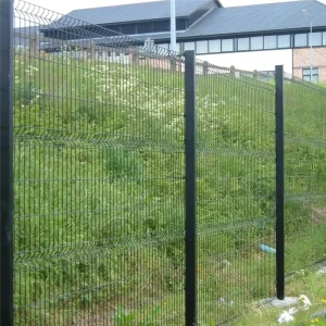 3D Steel Matting Security Fence with Mesh Panels Trellis & Gates Easily Assembled Outdoor Garden Fencing