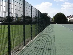 3D V-Bend Curved Welded Wire Mesh Fence Panels for Park Stadium Sports Field Security