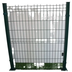 3D Welded Wire Fence Panel for Gardens Carbon Steel Frame and Posts Safety Barrier