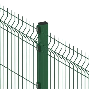 3D Welded Wire Mesh Fence Eco-Friendly Waterproof Rot-Proof Powder-Coated Metal Security Fence Panel for Outdoor Use