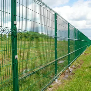 3D Welded Wire Mesh Fence Panel Galvanized for Home Security and Balcony Guard