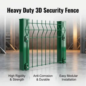 3D Wire Mesh Fence Privacy Slats Galvanized Rot Proof Rodent Proof
