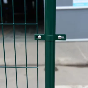 3D Wire Mesh Security Fence Triangle Bending Galvanized Iron Welded Mesh PVC Coated 7ft Easily Assembled for Outdoor Factory Use