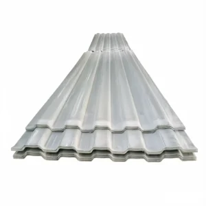 3mm Thickness FRP Corrugated Sheet Anti Corrosion UV Resistant For Roof Sheeting