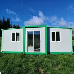 40 Feet Expandable Container House Luxury Modern Prefabricated Modular Double Wing Folding Mobile Home Villa Tiny House