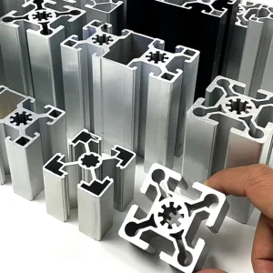 4040 European Standard Anodized Aluminum Profile Extrusion 40×40 Industrial Profiles 6000 Series T3-T8 High Precision Slot 8