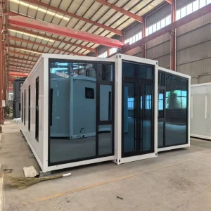 40ft Expandable Container House Double Wing Folding Prefabricated Modular Portable Mobile Home for Living Office