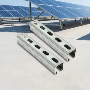 41x41x2.5mm Galvanized Steel Copper C Channel Mounting Bracket Support for Apartment and Villa Use Anti-Corrosion Waterproof