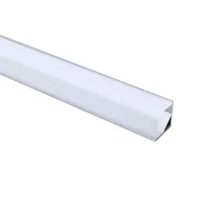 45 Degree Angle Channel Housing Aluminum Alloy Extrusion LED Profile 16*16MM Cabinet Light With COB 2835 Flexible LED Strip