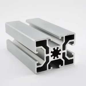 4560 Aluminum Profile Extrusion Anodized Sliver 6063 T5 Material Custom Cutting Drilling Service