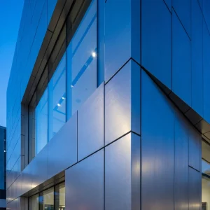 Modern Fireproof 4×8 ft ACM ACP 4mm Aluminum Composite Panel with A2/B1 Fire Performance, Suitable for Exterior Wall Curtain Wall Cladding