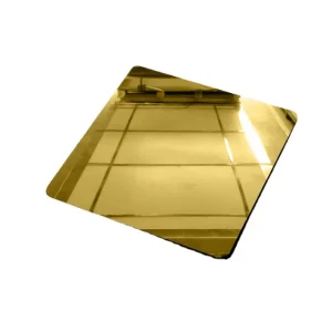 4×8 20 Gauge Gold 1.5mm Thick Titanium Coated Stainless Steel Sheet