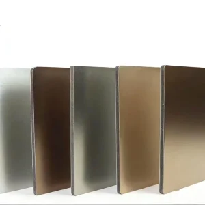 4x8ft Metal Texture Bamboo Charcoal Wood Wall Panels Carbon Crystal Fiber Wall Panel Interior Decoration Panels for Hospital