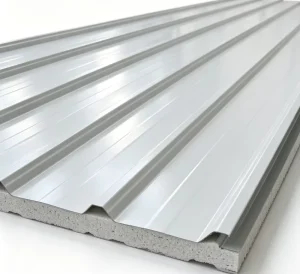 Eco-Friendly Metal Sandwich Foam Panel, 5-Year Warranty, Fire-Resistant/Waterproof Prefabricated Wall Panel for Roofs and Hotel Exterior Walls
