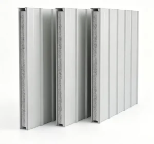 Eco-Friendly Metal Sandwich Foam Panel for Exterior Walls and Hotels, with 5-Year Warranty, Fire and Water Resistance, Prefabricated Walls and Roofs, and Cold Resistance