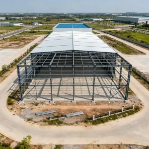 50kg/m2 Snow Load Prefabricated Steel Warehouse Building Frame Industrial Storage & Workshop Factory