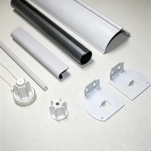 50mm Industrial Long Aluminum Venetian Blinds Mounting Bracket Cord Lock Set Universal Window Treatment Hardware Fittings Spare