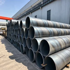 530mm Carbon Steel Spiral Pipe API 5L ASTM Standard Q235 Black Iron Welded Tube 6m for Street Light Pole Structure Use
