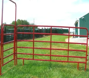54-Inch Steel Board Horse Fencing Galvanized Black-Coated Security Fence for Farm and Ranch