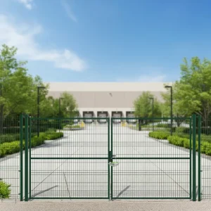 55*200mm 3D Welded Wire Mesh Farm Double Door Garden Driveway Gate