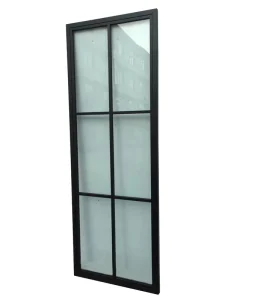 5+6A+5 mm Tempered Glass Steel Fixed Window Simple Steel Window Grill Design