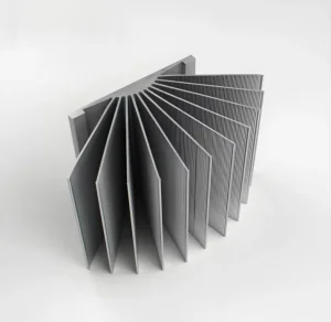 6000 Series 6063 Aluminum Profile Extrusion Anodized Aluminum Heat Sink with Bending Cutting Welding Services